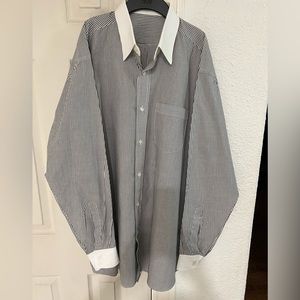 Men’s; Gently used, Big/Tall XXL Button down long sleeve Dress shirt.